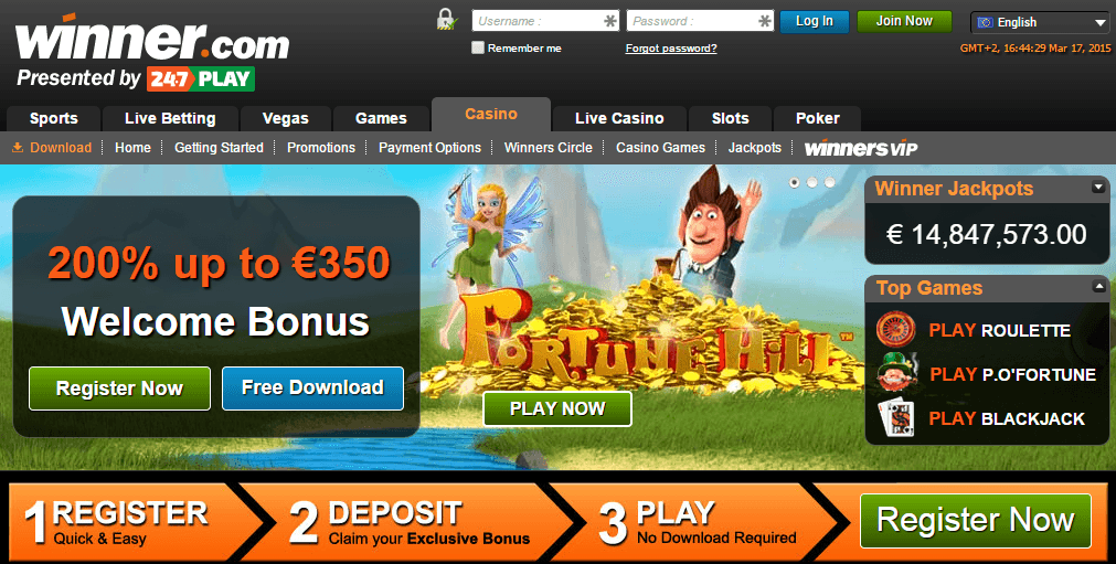 Casino Sieger $ 100 kostenlose Spins